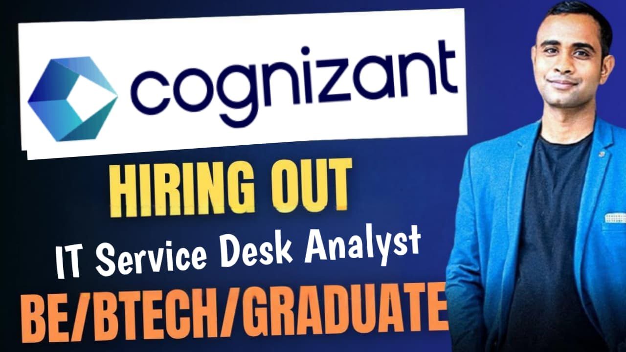 Cognizant IT Service Desk Analyst Hiring – Be Part of Cognizant Dynamic Team in Chennai